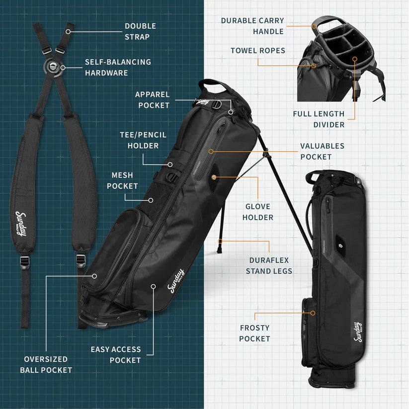 Sunday Golf - El Camino (Walking Golf Bag)