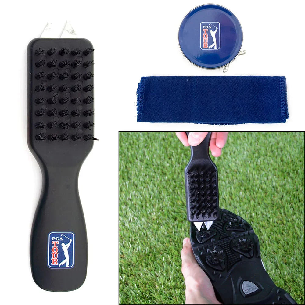 PGA TOUR Shoe Bag & Cleaning Set