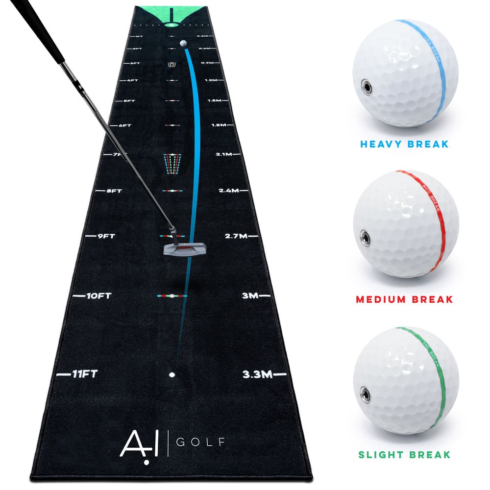 AI Golf Technical Putting Mat 14ft