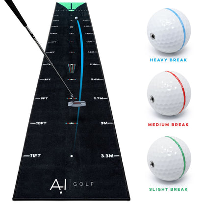 AI Golf Technical Putting Mat 14ft