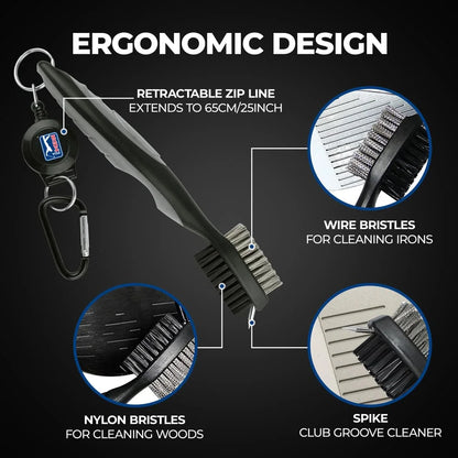 PGA Deluxe Dual Sided Brush & Groove Cleaner