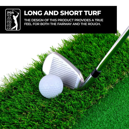 PGA TOUR 2 In 1 Golf Hitting Mat
