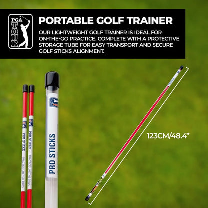 PGA TOUR Pro Alignment Sticks Golf Aid